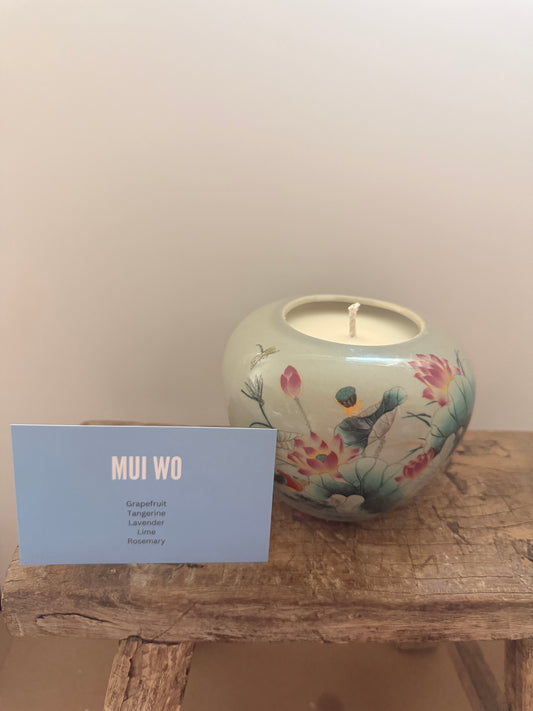 Mini lotus jar 1 wick candle
