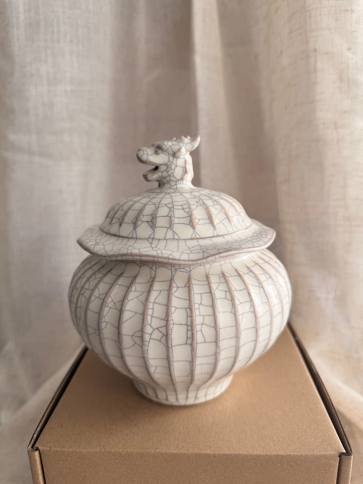 Medium zodiac animal jar 3 wicks candle