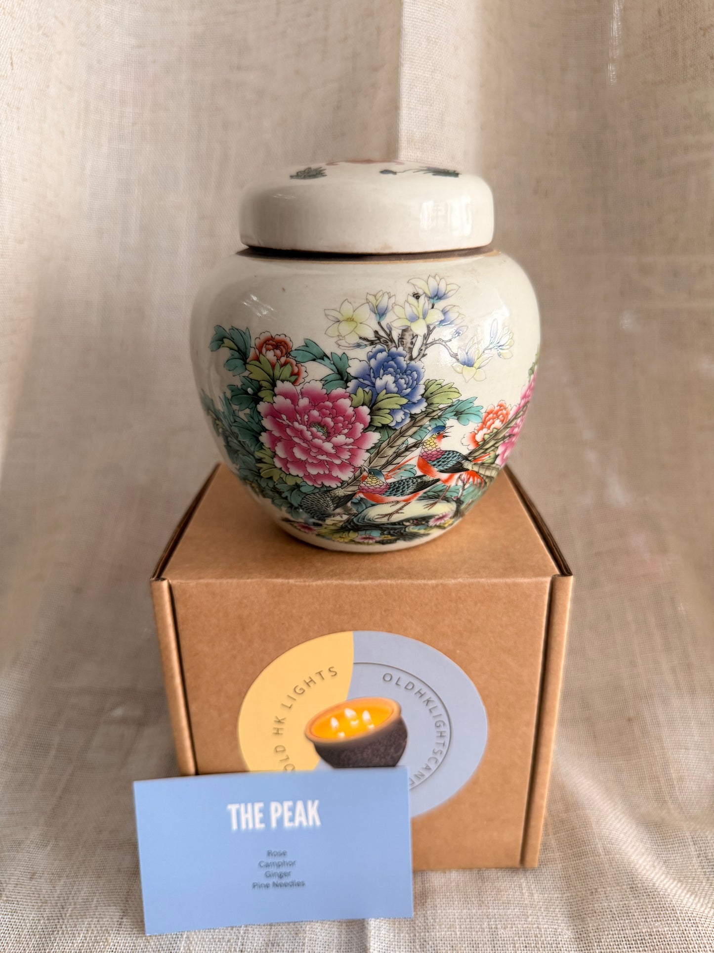 Chrysanthemum tea jar candle