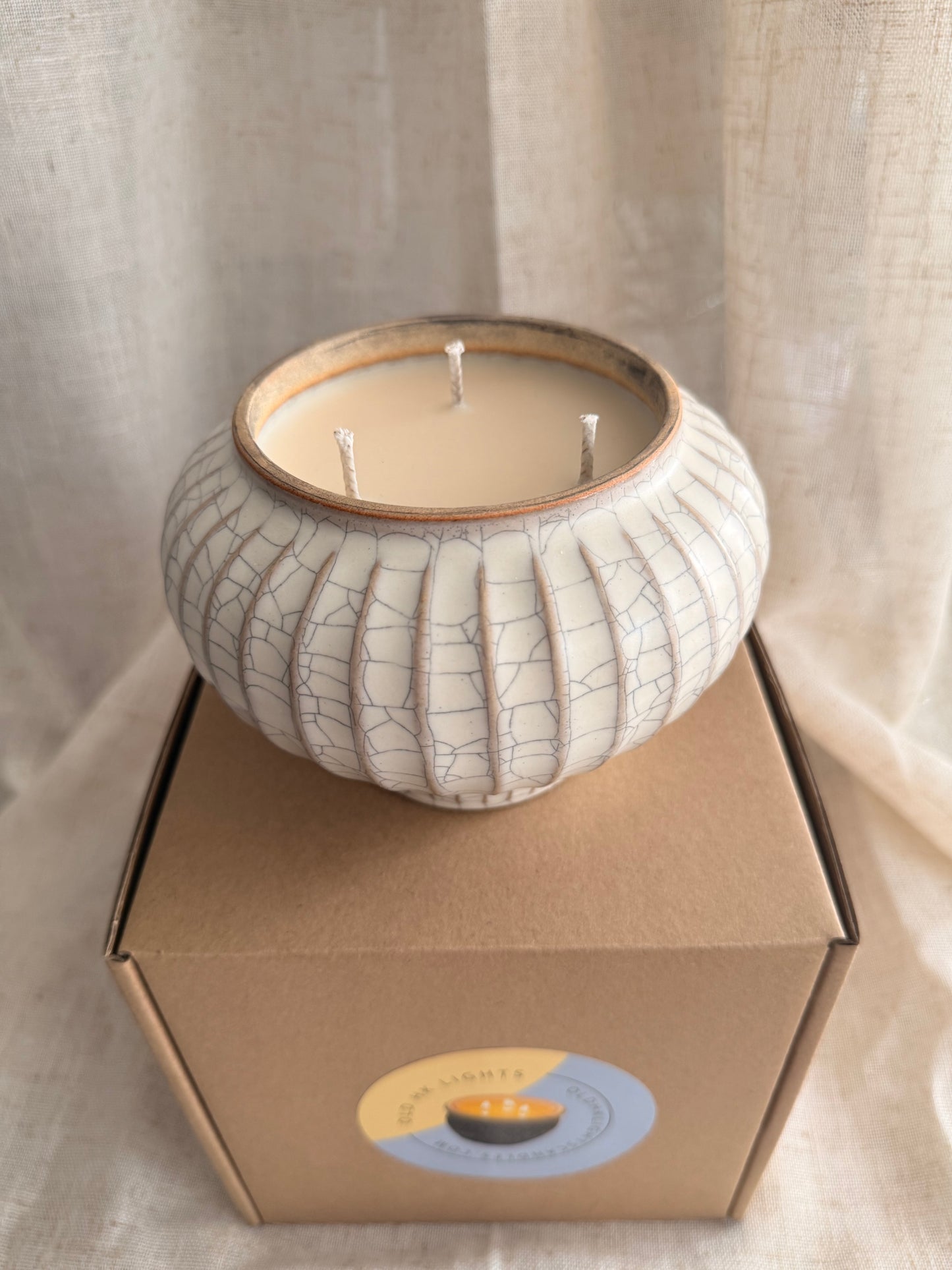 Medium zodiac animal jar 3 wicks candle