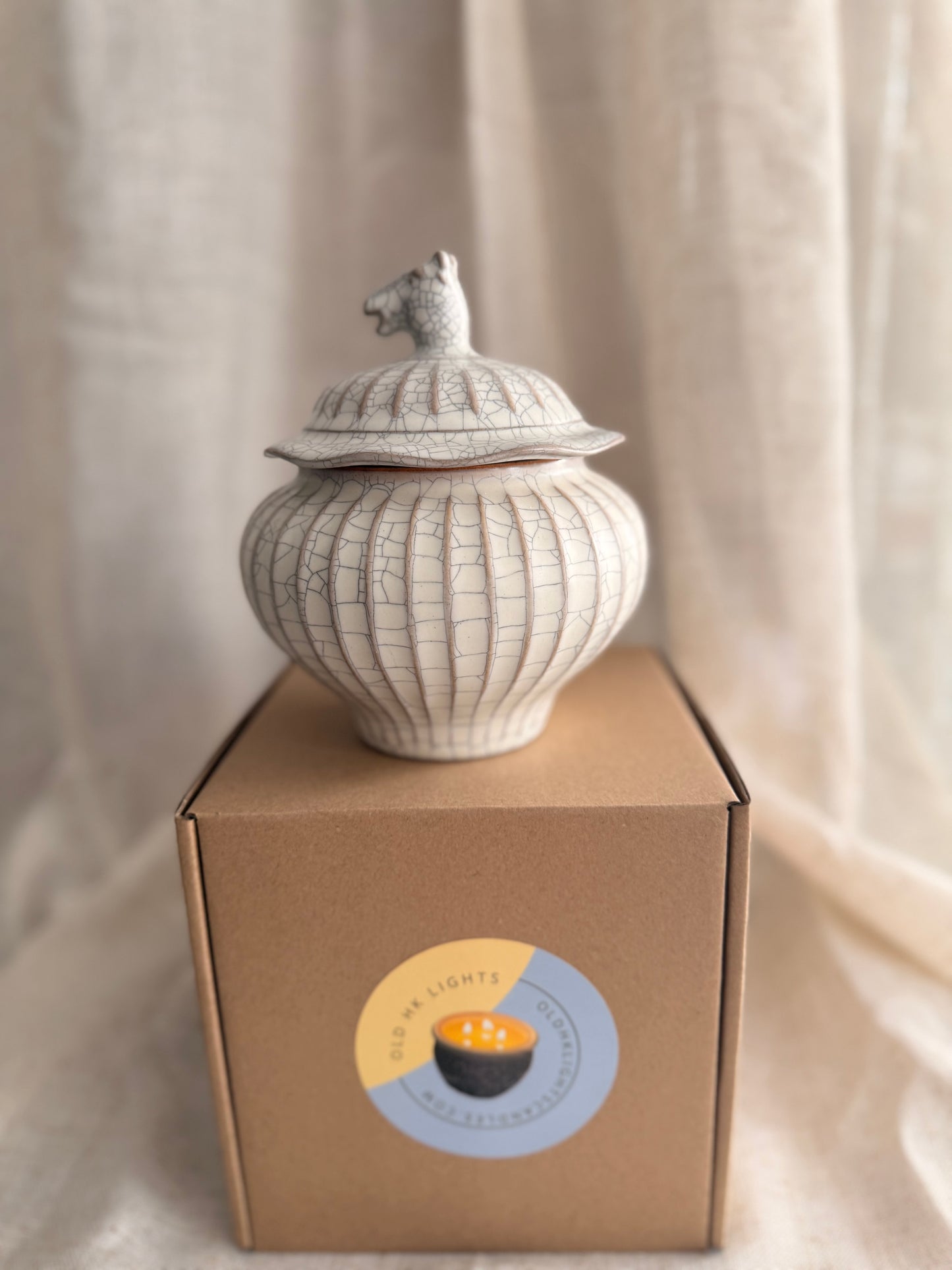 Medium zodiac animal jar 3 wicks candle