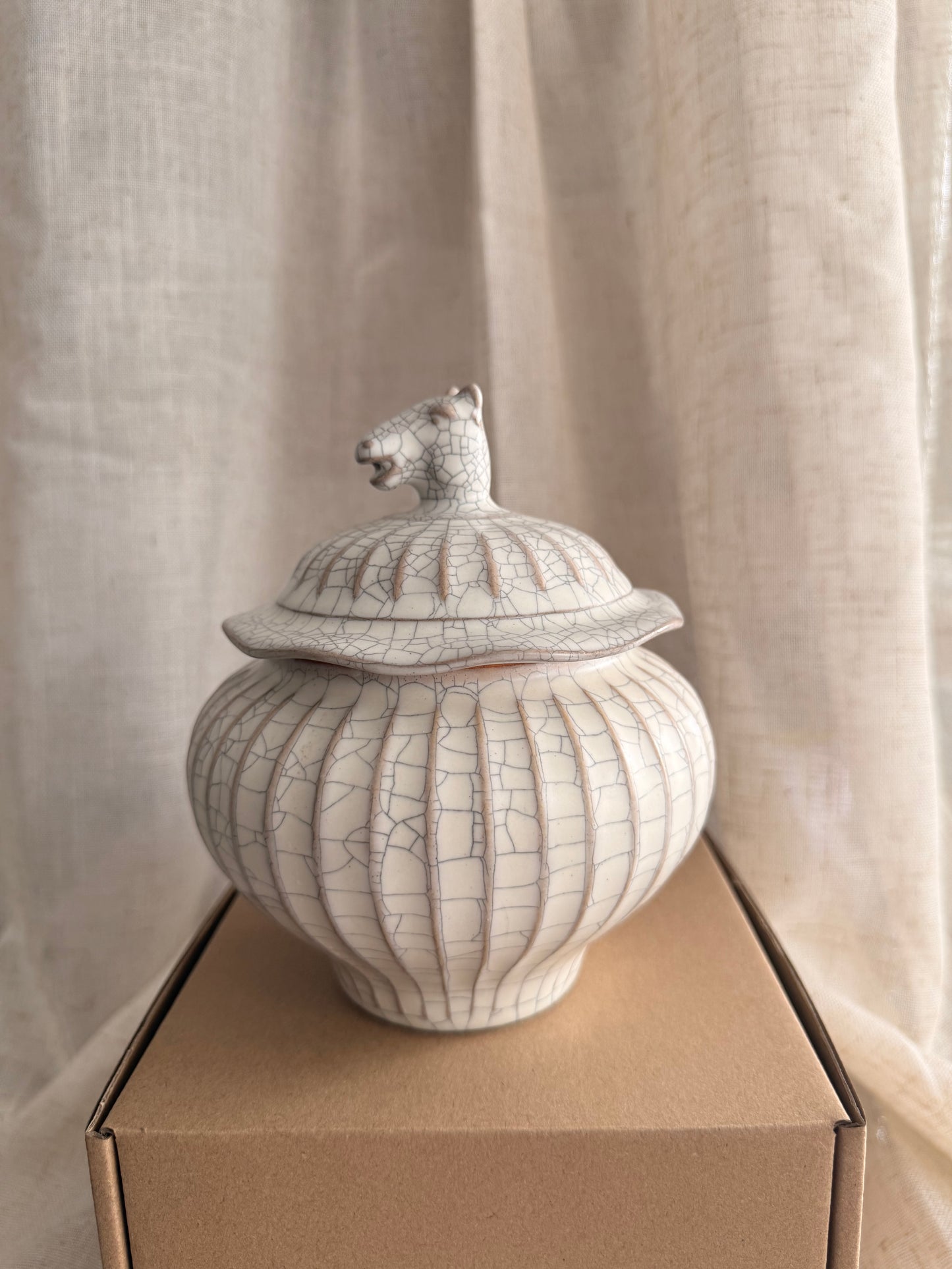 Medium zodiac animal jar 3 wicks candle