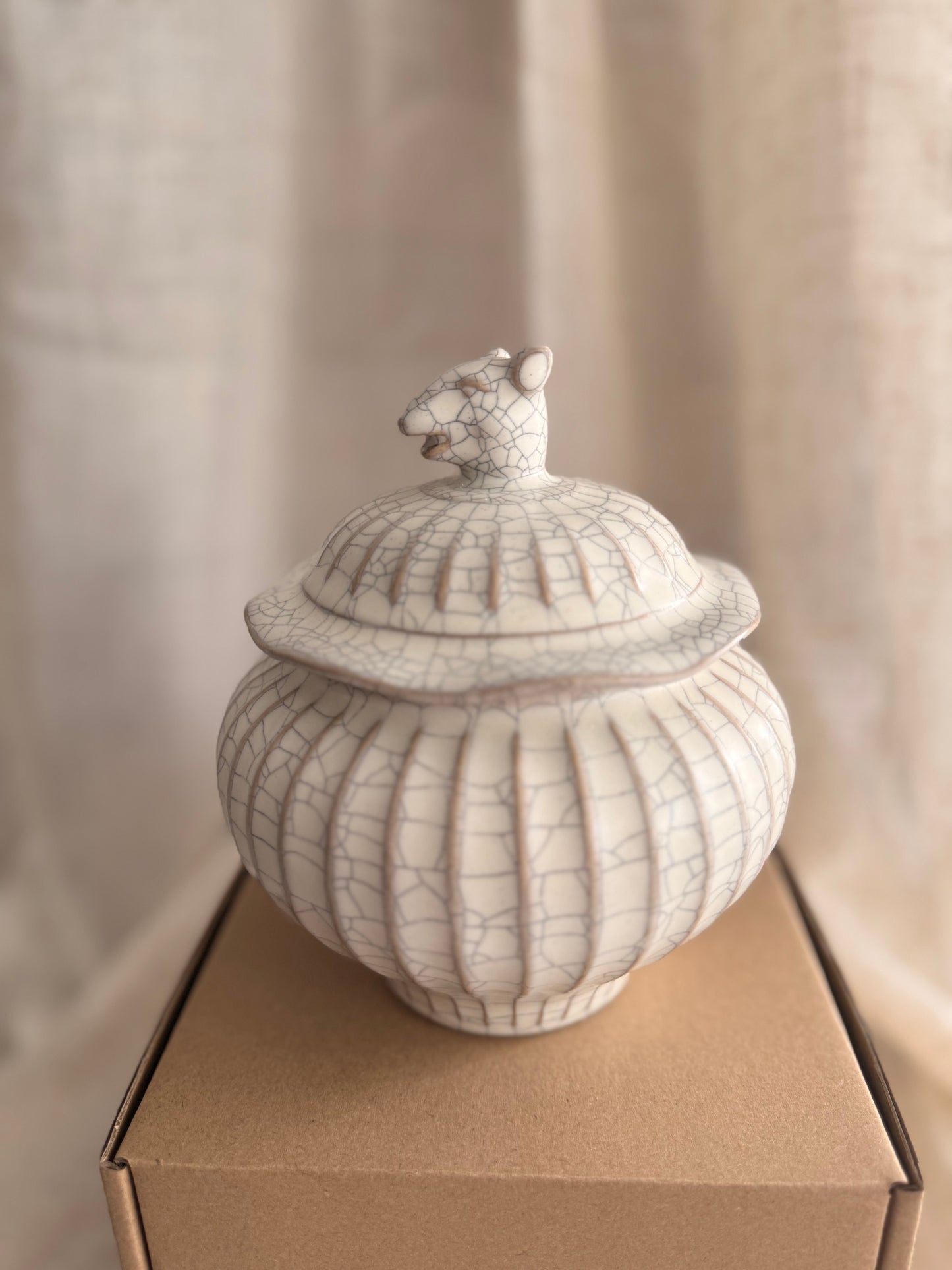 Medium zodiac animal jar 3 wicks candle