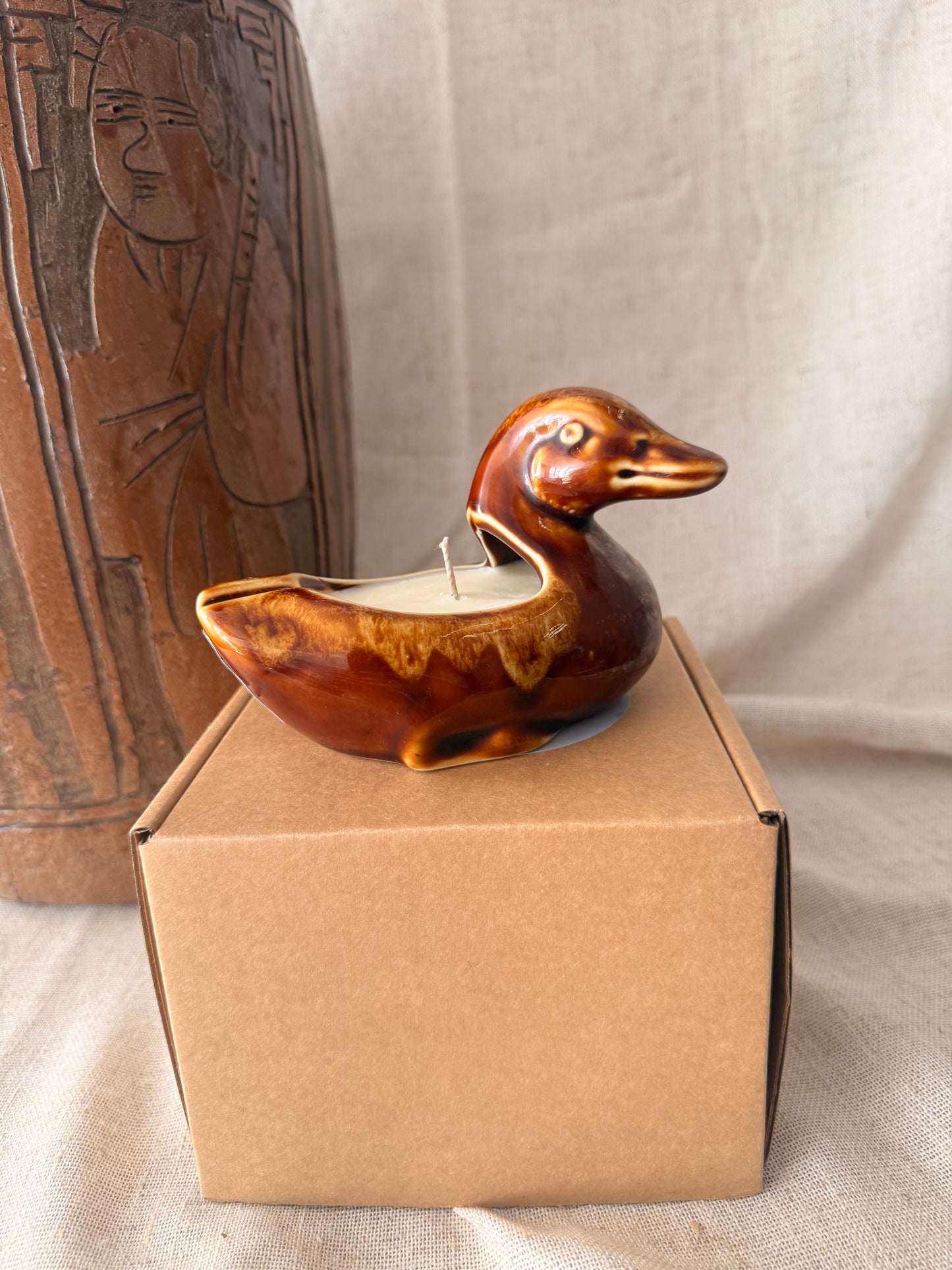 Duck Amber 1 wick Candle