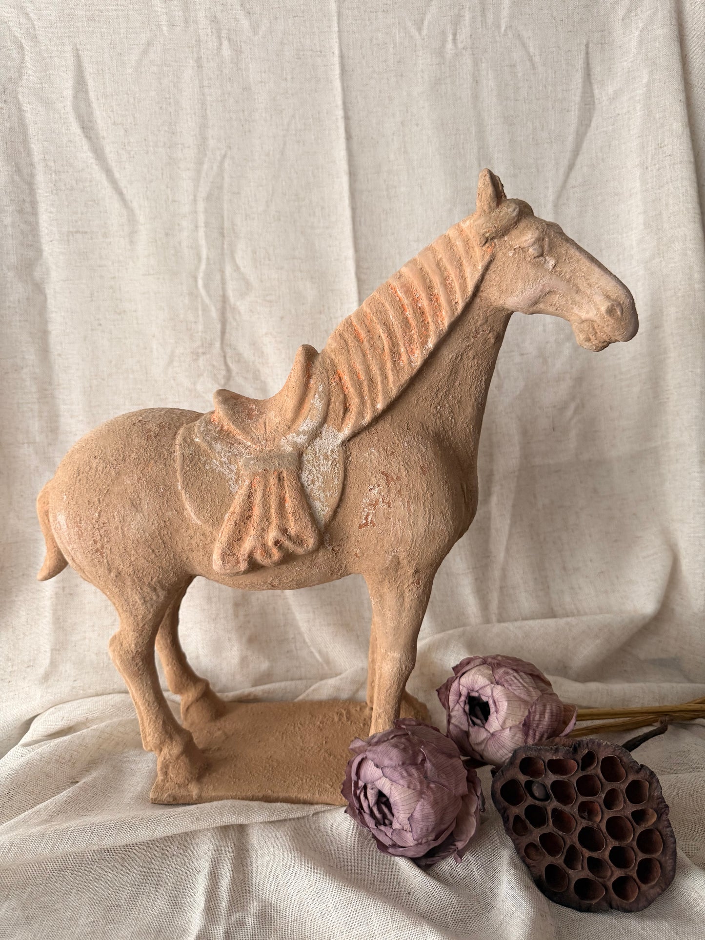 Clay large Horse Statue