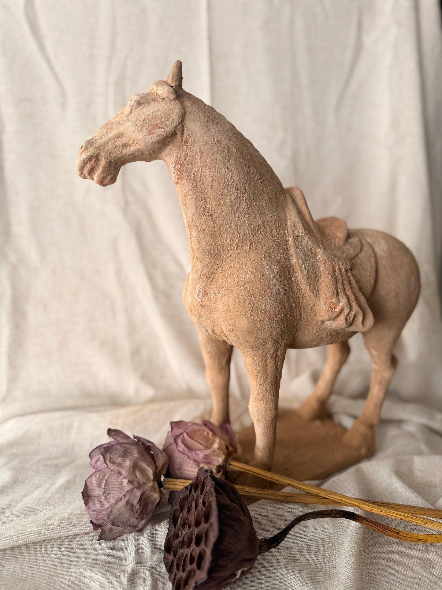 Clay large Horse Statue