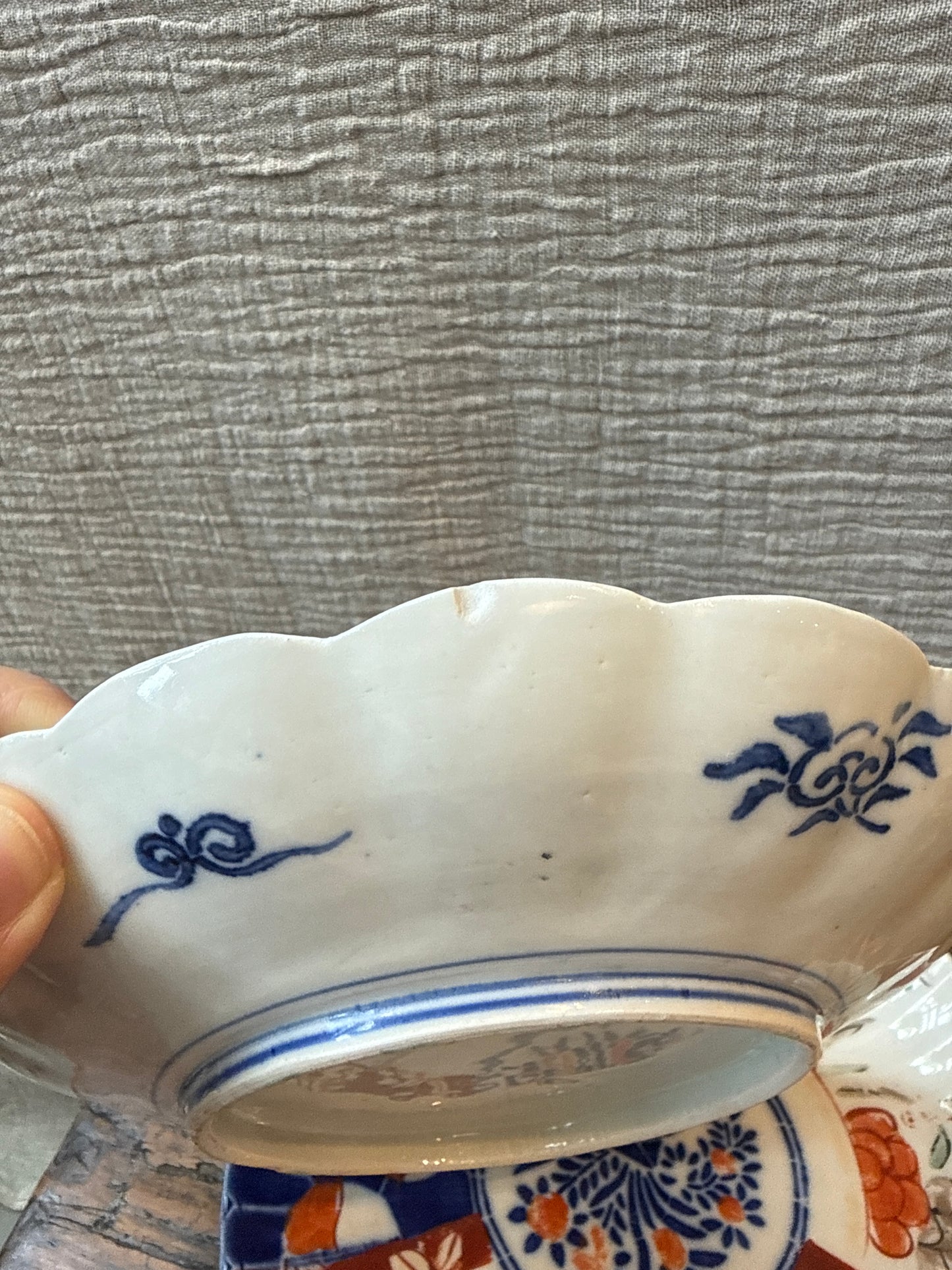 Set of 2 Imari vintage Imari plates