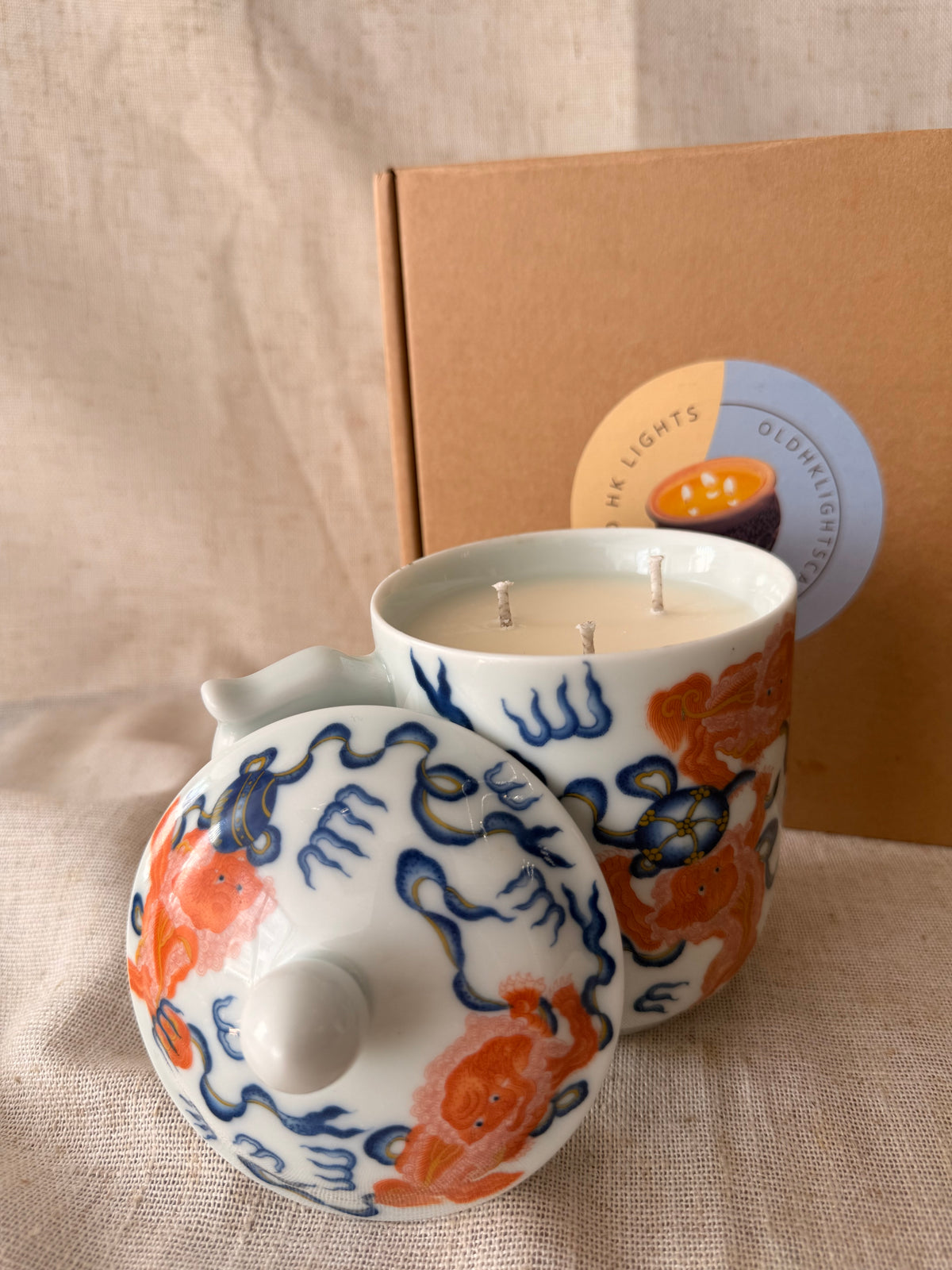 Lions mug Candle