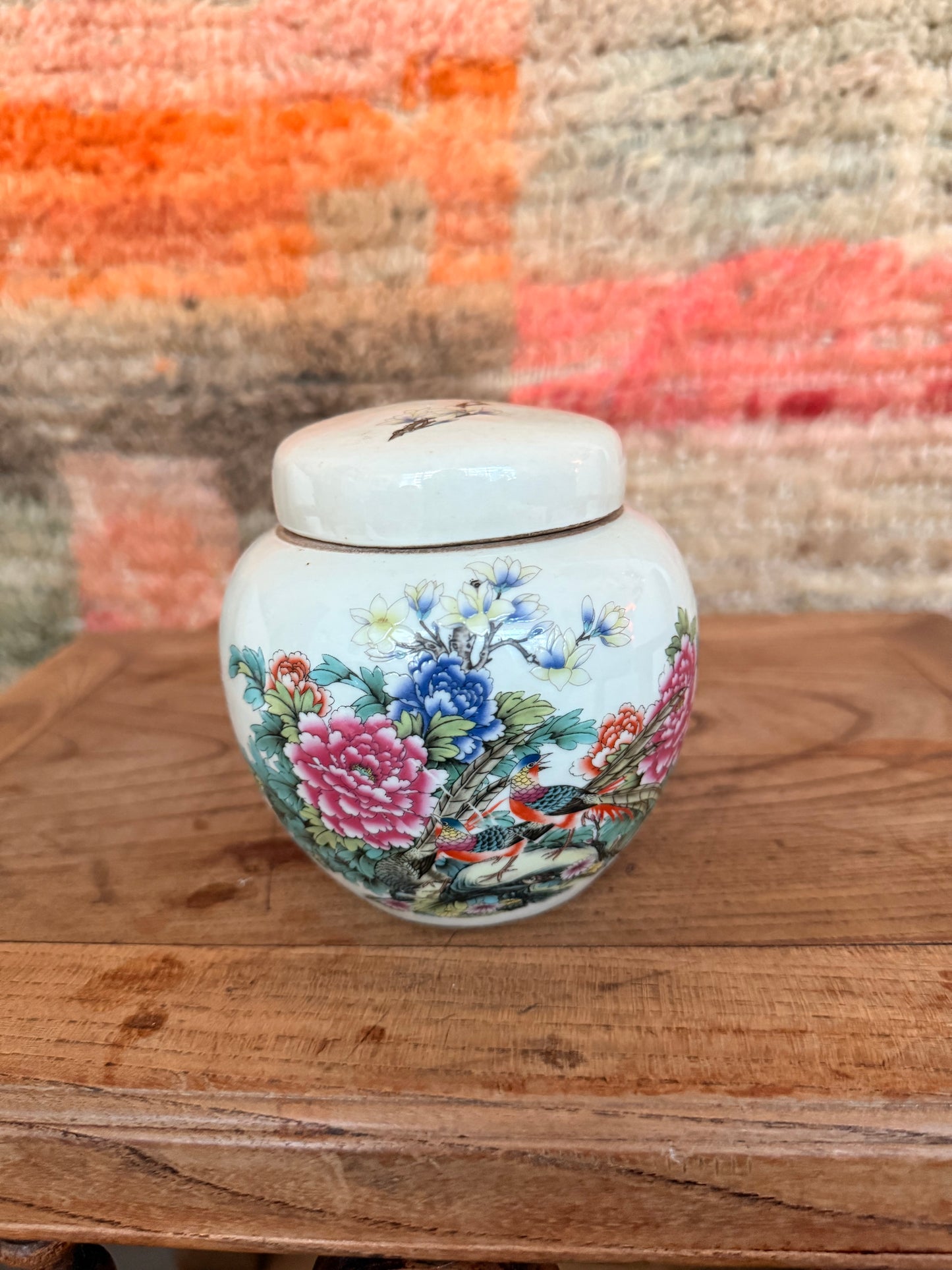Peonies Tea Jar 1 wick Candle