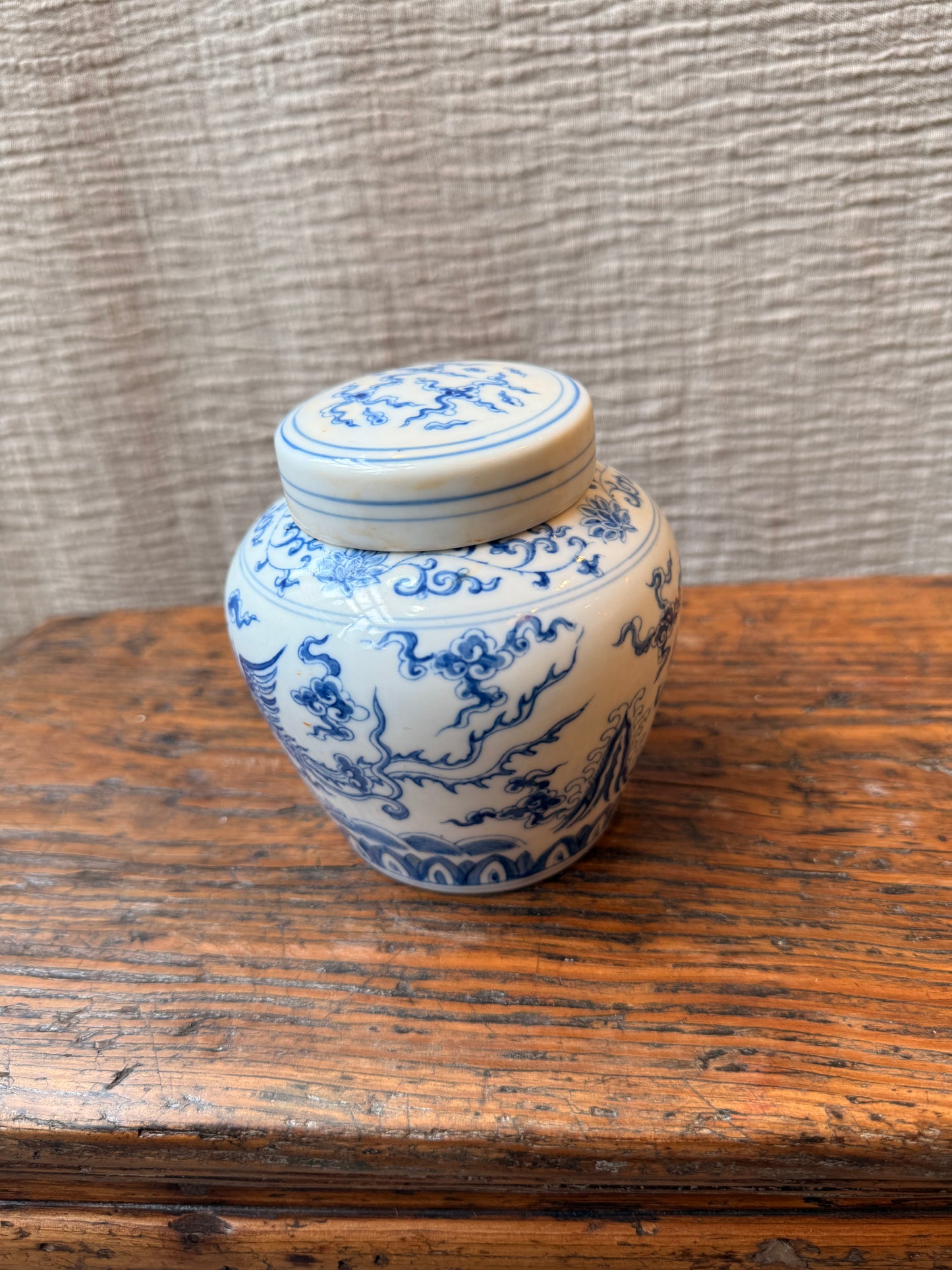 Fine porcelain Dragon & Phoenix Candle