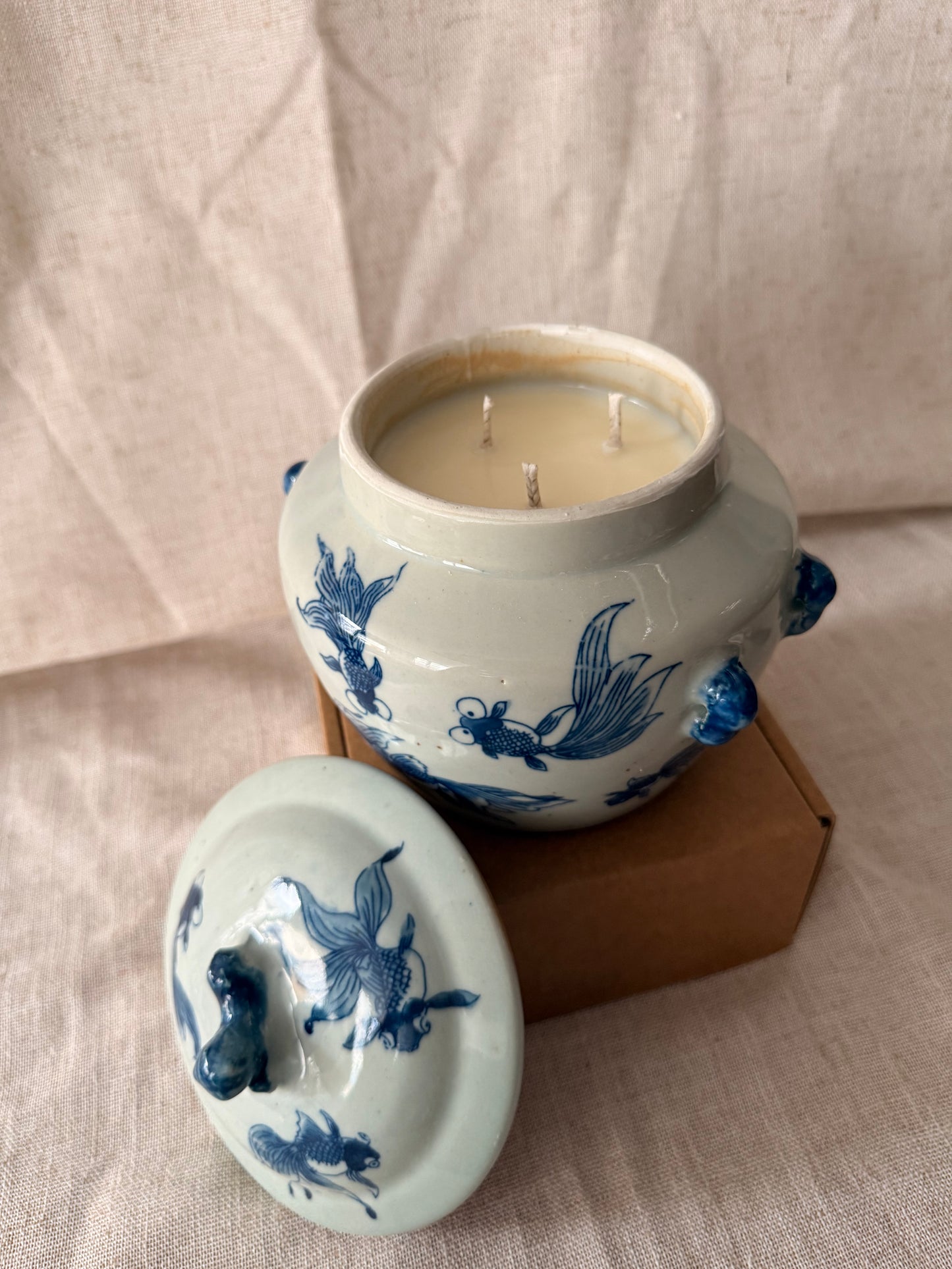 Fish Congee Jar Large Candle