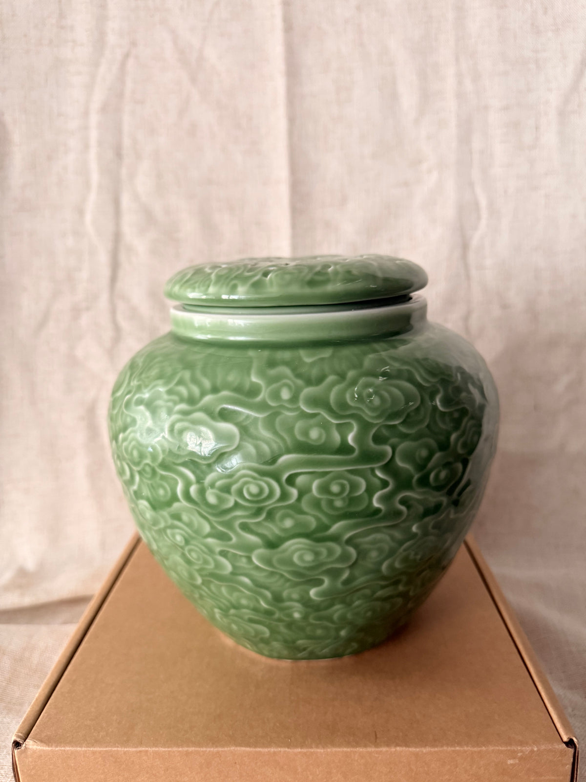 Green clouds 6 wicks Jar Candle