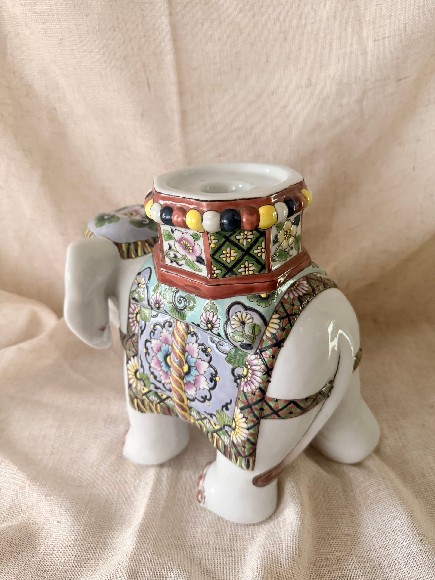 Elephant ceramic statue