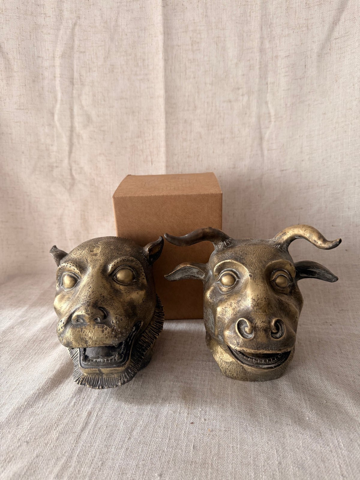 Zodiac animals brass heads
