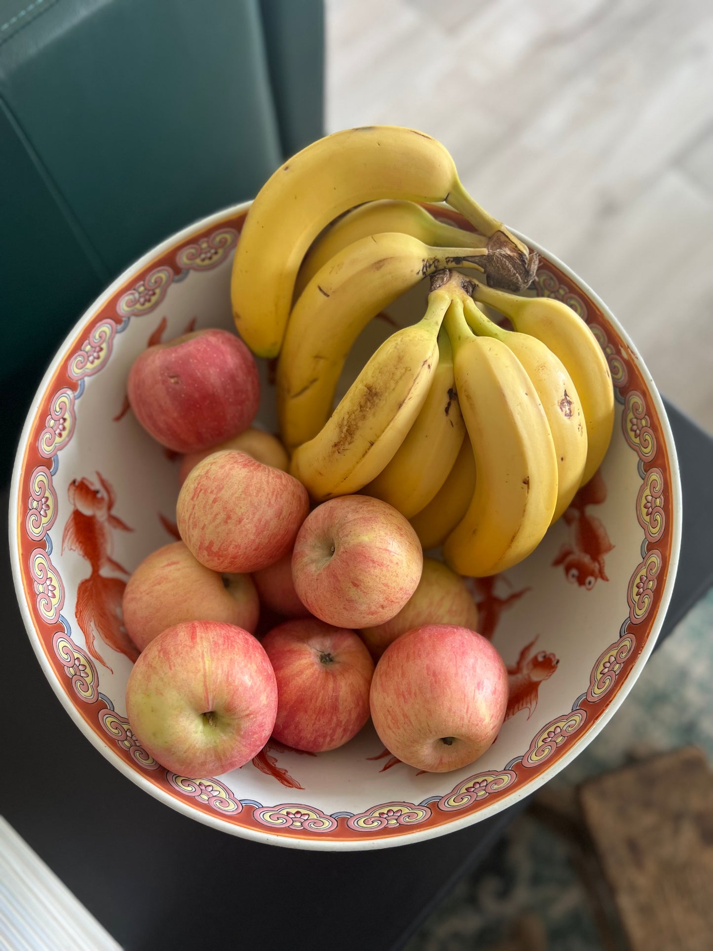 Red poppy fruit bowls