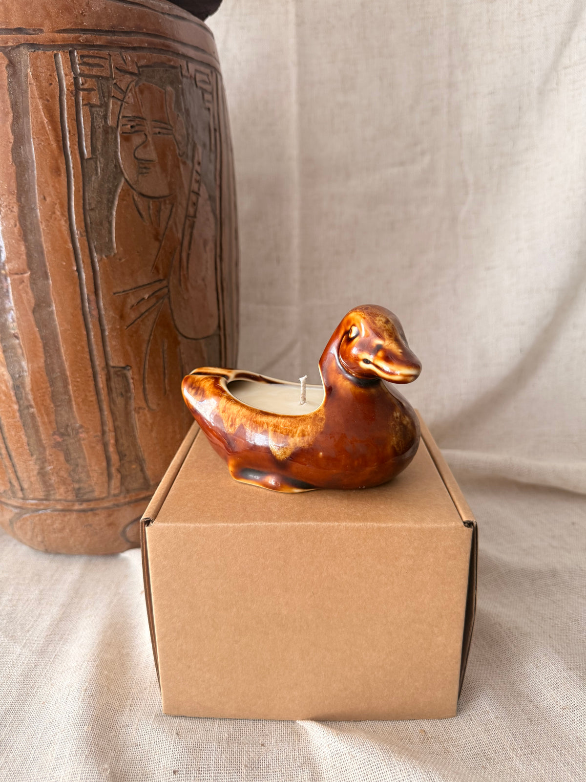 Duck Amber 1 wick Candle