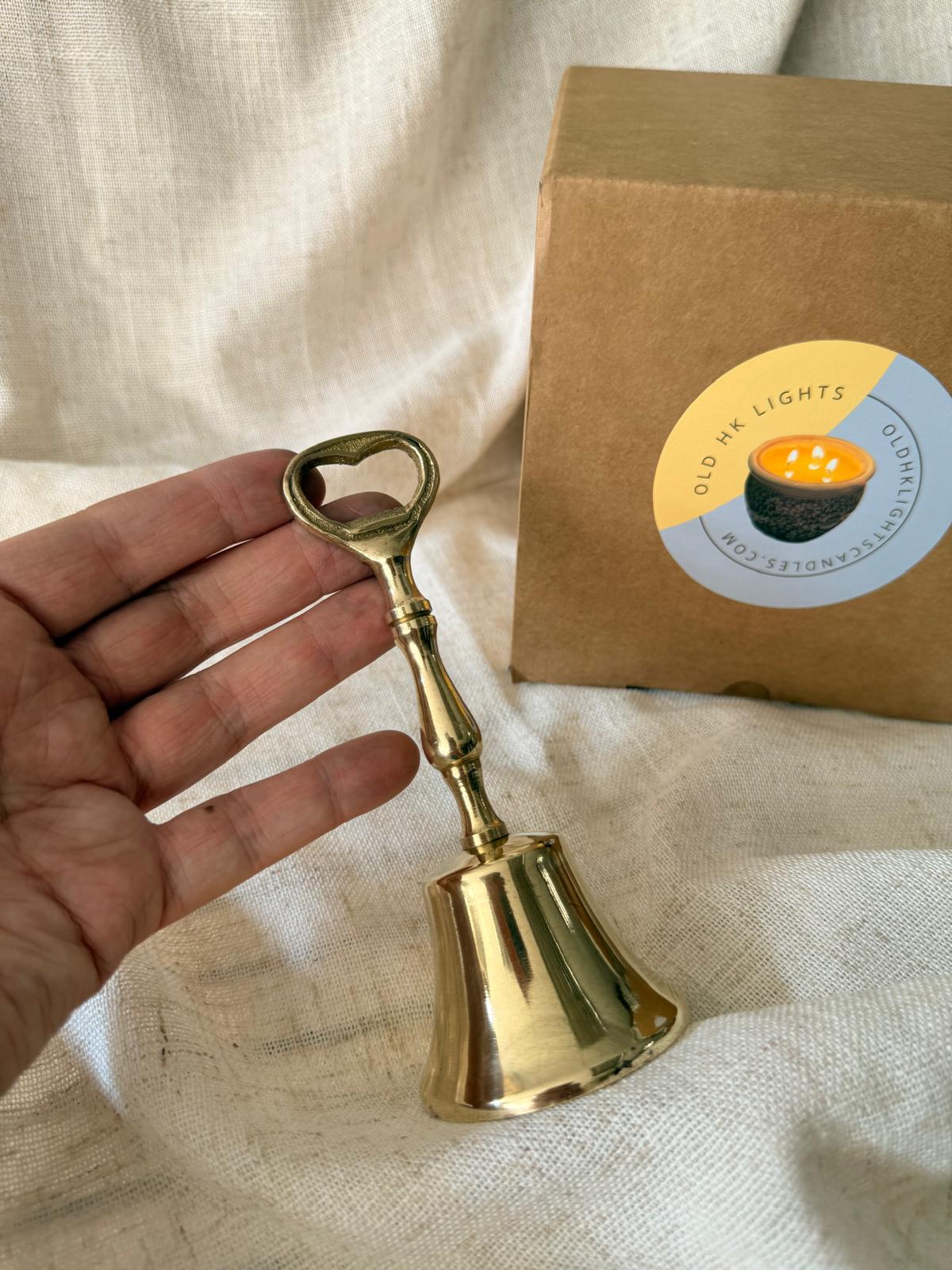 Cute brass handmade in HK Bell