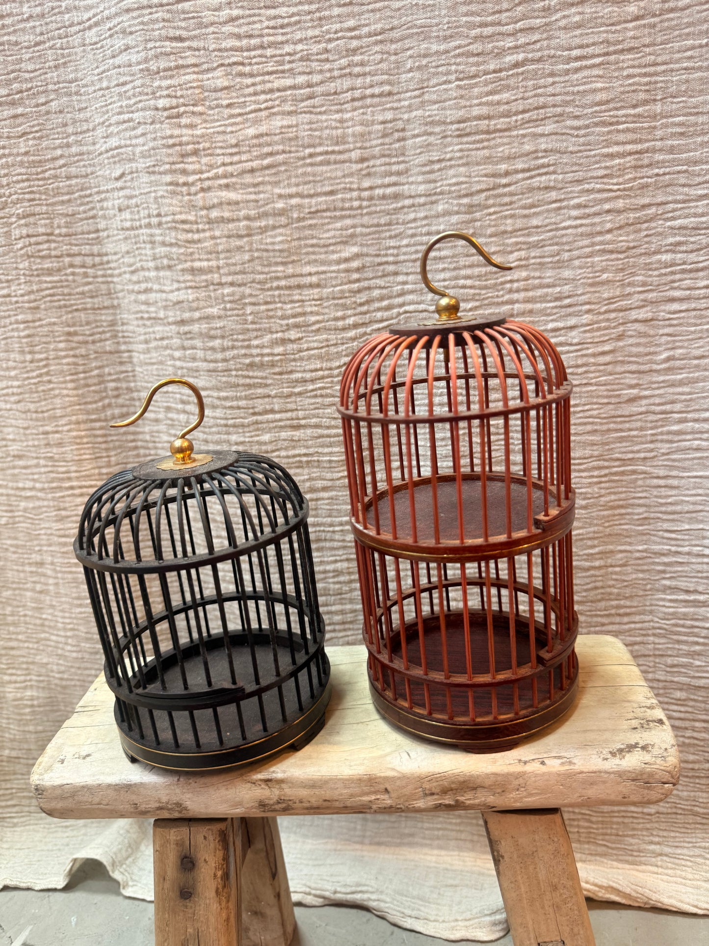 Mini vintage birdcages