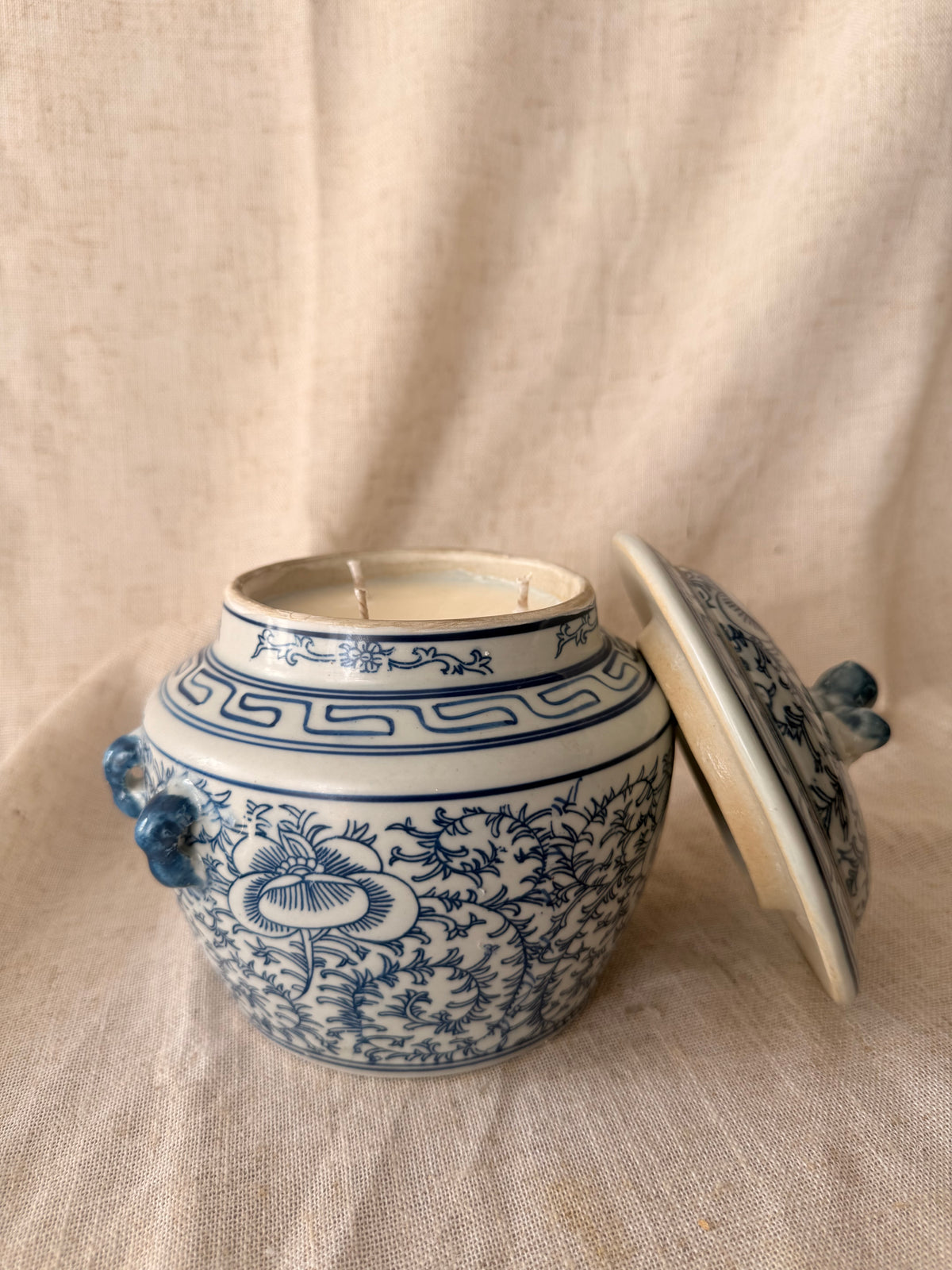 Large Lotus roots Porridge Jar Candle