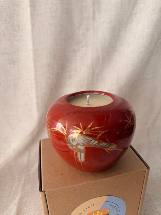 Red mini Ginger jar Candle