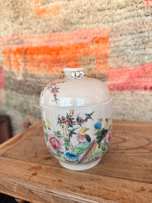 Minted Bird & Flowers 3 wicks Candle