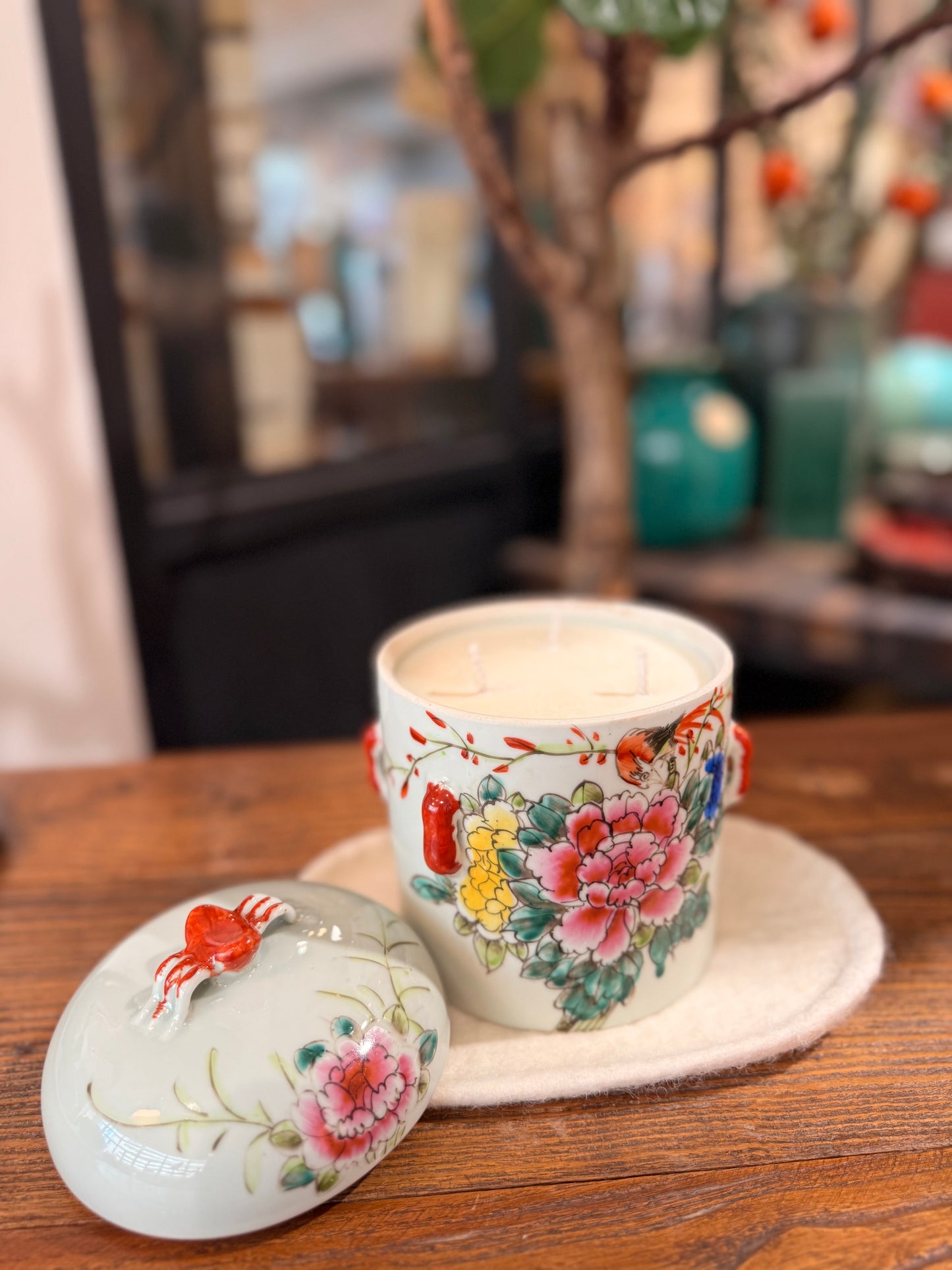Peonies large Tea Jar Candle