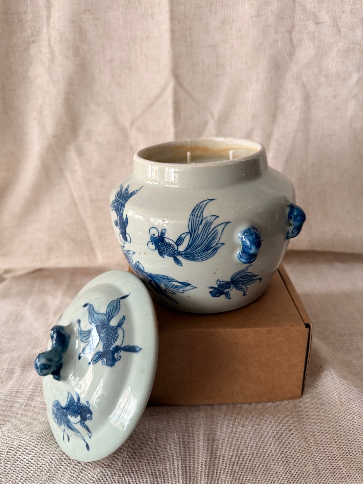 Fish Congee Jar Large Candle
