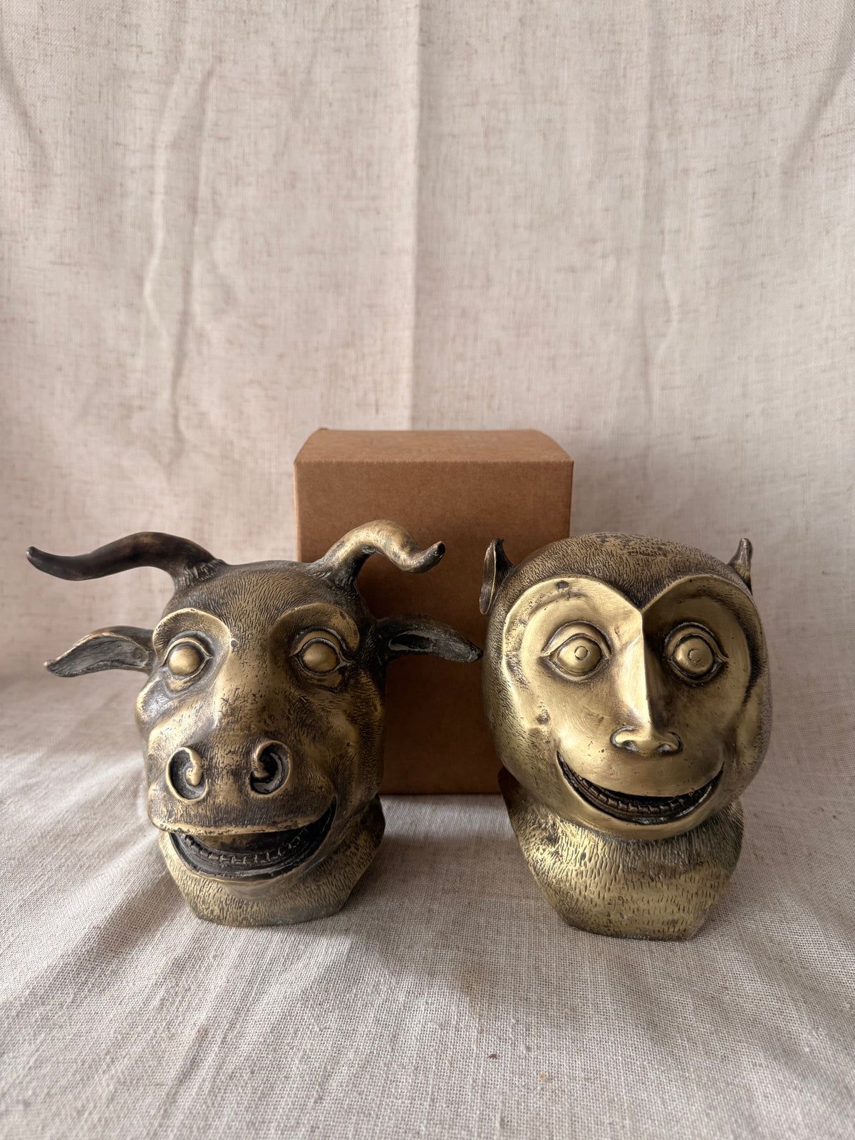 Zodiac animals brass heads